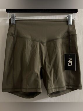 NFQ Olive Bike Shorts with High Waist